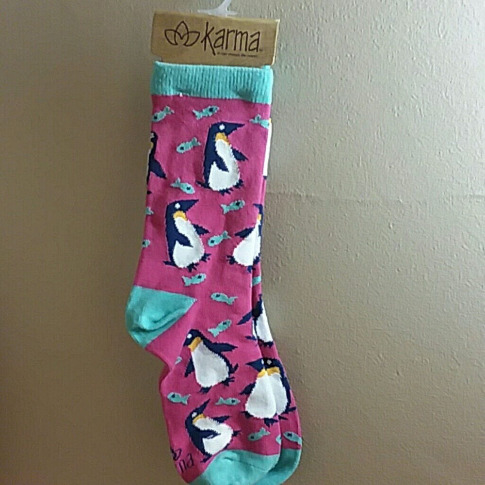 Karma Penguin Socks